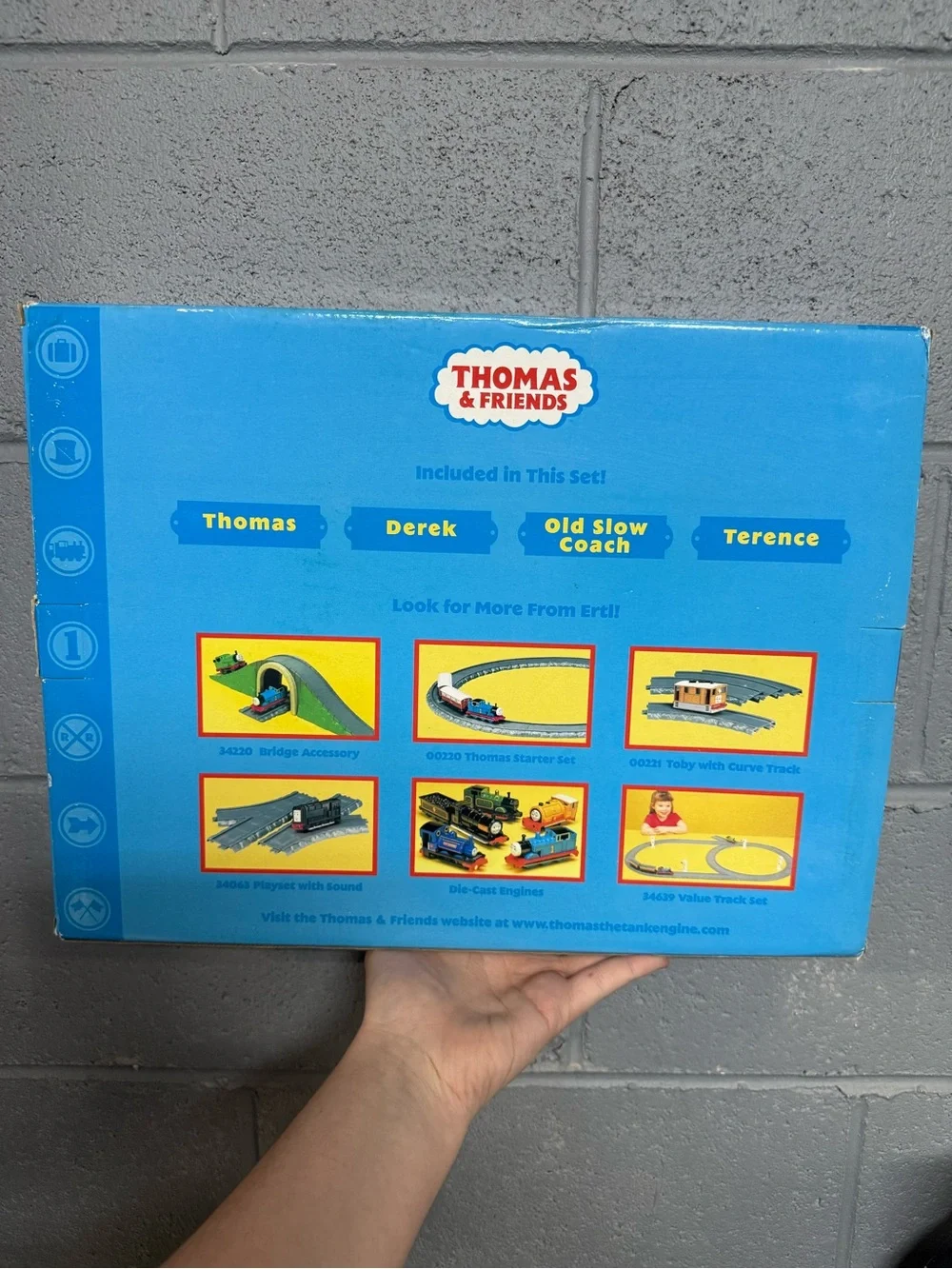 Thomas & Friends Blue & Red No. 1 Engine Playset with Yellow Accents